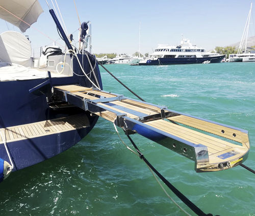Passarela hidráulica - NV APOLLON 4ST - NV | SuperYacht Accessories - para iate / modular