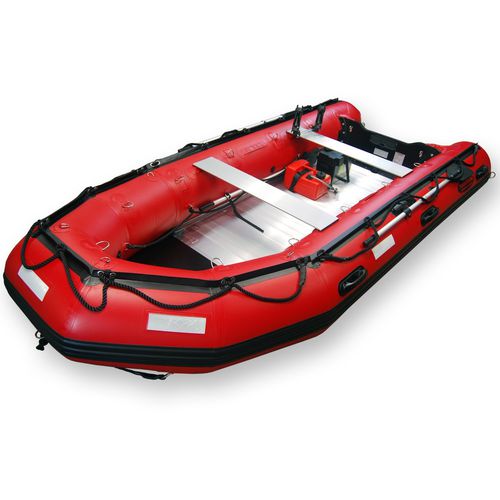 Barco inflável com motor de popa - Ocean380T - Seamax Canada (Inflatable Boats) - semirrígido / máx. 7 pessoas / com piso em alumínio