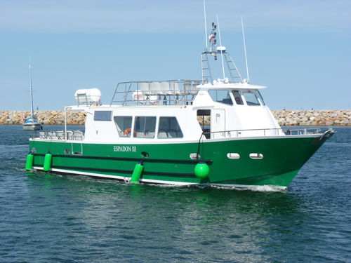 Barco profissional barco de passeio - ESPADON III - MARTINEZ CONSTRUCTIONS NAVALES - com motor de centro / a diesel / em poliéster