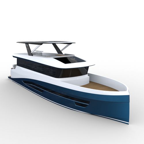 Iate a motor de cruzeiro - M3 - MARTINEZ CONSTRUCTIONS NAVALES - trawler / com flybridge / com casco de deslocamento
