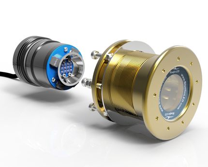 Iluminação subaquática para barco - Mako M24 Hi Power - BluefinLed - de LED / para montagem nivelada / para casco de alumínio