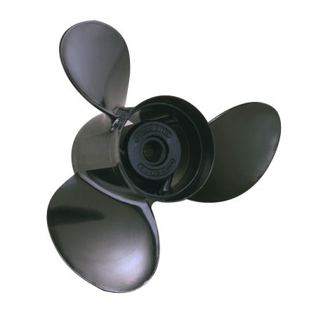 Hélice de passo fixo - Michigan Marine Propulsion - de popa e rabeta / 3 pás / em alumínio