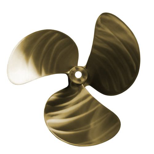 Hélice para barco - Powerline PL375 - Michigan Marine Propulsion - de passo fixo / eixo de hélice / 3 pás