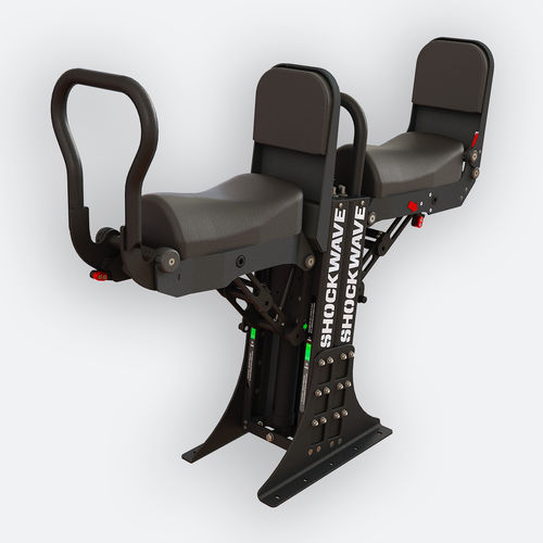 Assento tipo jockey - SW-S3LD-2413 - Shockwave Seats - para barco / ajustável / com suspensão