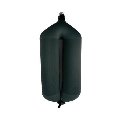 Defensa para barco - T207 - FENDERTEX - tubular / preta / cinza