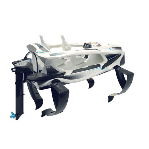 Bote com motor de popa - Q2S - QUADROFOIL - elétrico / esportivo / de 2 lugares