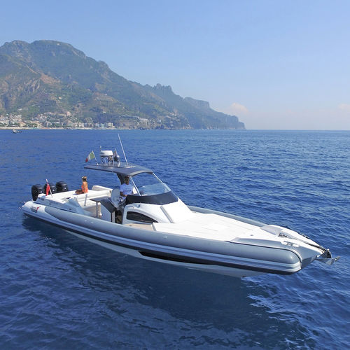Barco inflável com motor de centro - MITO 45 FB - MVMARINE SRL  - semirrígido / com console central / open