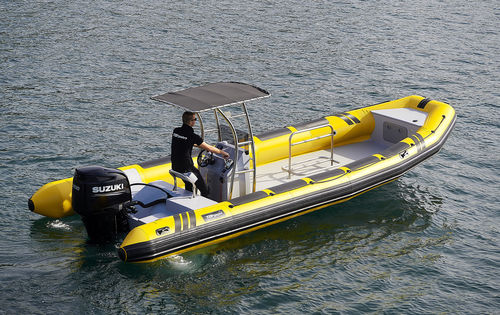 Barco profissional barco de trabalho - DV-60	 - TarponPro - barco auxiliar para mergulho / barco de combate a incêndio / com motor de popa