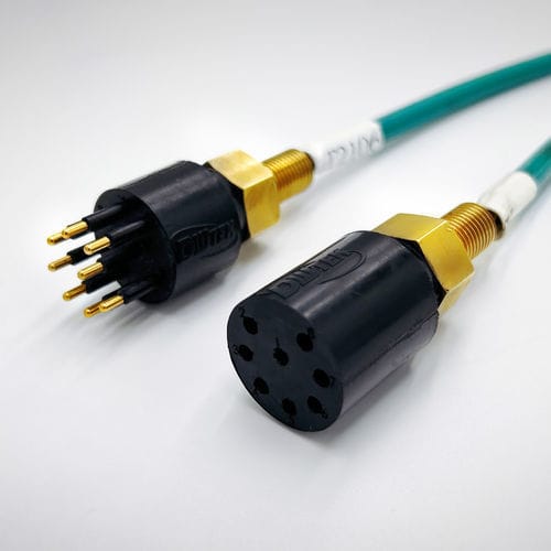 Conector Ethernet - ESCBH - DWTEK - Subsea Solution Provider - para ROV / submarino / circular