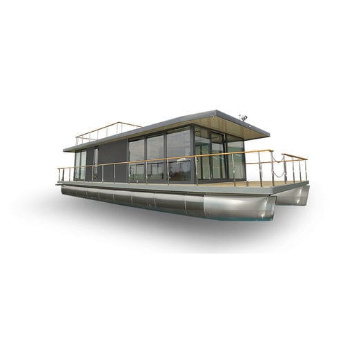 Barco-casa com motor de centro - INDEPENDENT 15M - Waterbus S.C. - bimotor / máx. 12 pessoas / pernoite para 6 pessoas