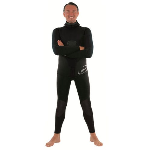 Roupa completa de neoprene para pesca submarina - BLACK PHANTOM - R.S. di Scerbo Roberto Rofos  - de duas peças / 3 mm / 5 mm