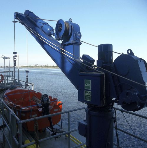 Turco para navio - RBDC - YMV CRANE AND WINCH SYSTEMS - elétrico e hidráulico / pivotante