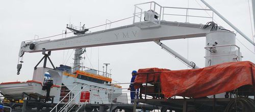 Guindaste para navio - PHHC - YMV CRANE AND WINCH SYSTEMS - para estaleiro naval / articulado / telescópico