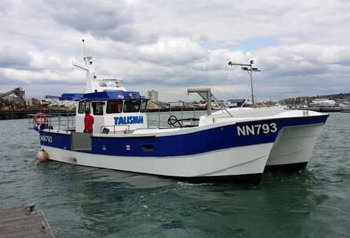 Barco profissional barco de pesca profissional - Talisman - Catapult Catamarans Marine Projects Ltd - catamarã / com motor de centro