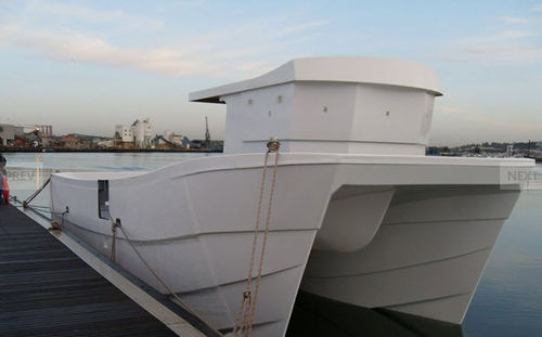 Barco profissional barco de pesca profissional - Southern Bell - Catapult Catamarans Marine Projects Ltd - catamarã / com motor de centro