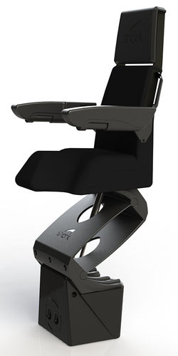 Assento tipo jockey - LUXE - Shark Ltd. - para barco profissional / para barco inflável / com suspensão