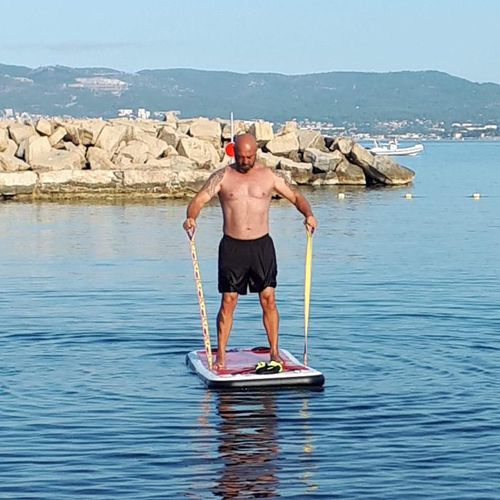 Plataforma para fitness - TIKI FACTORY - inflável / para barco / para iate