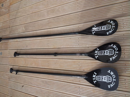 Pagaia em carbono - TAHITI - TIKI FACTORY - para prancha de stand-up paddle / de lazer / simétrica