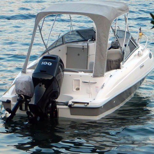 Lancha Day Cruiser com motor de popa - 170 Dc - Compass Boats - open / com console dupla / de 5 lugares