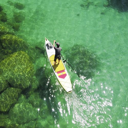 Prancha de SUP inflável - ROVER - Lakeshore Paddleboard Company - de turismo / de pesca / de passeio