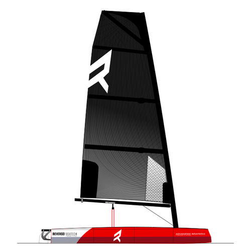Barco de vela ligeira desmontável - REVERSO AIR&reg; KARMA RED - Reverso Project - individual / para dois tripulantes / single skiff
