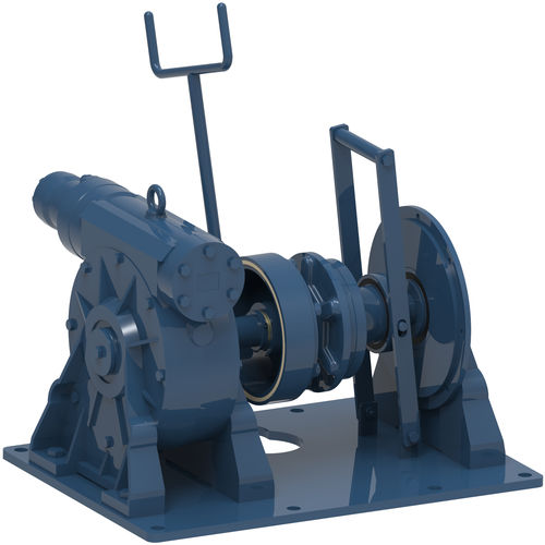 Molinete hidráulico - W xxx H series - Emce Winches - para navio / horizontal / a instalar no convés