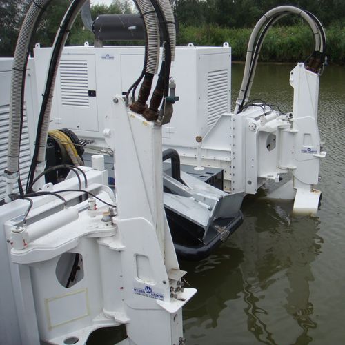 Propulsor leme - 3400HD-R-11 - DWG Trading - externo / para barco / hidráulico