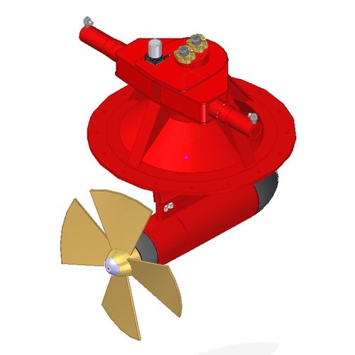 Propulsor leme - 2400LD - DWG Trading - externo / para barco / hidráulico