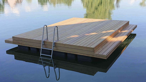 Plataforma de banho - Plaza series - Karl Innovation - flutuante / multifuncional / fixa