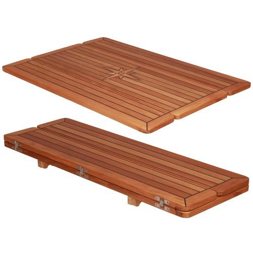 Tampo de mesa em teca - TW35 series - Eurodesign - para barco