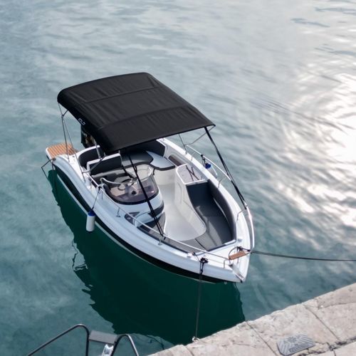 Lancha Day Cruiser com motor de popa - 6.4 EL open - Eolo - open / com console lateral / máx. 8 pessoas