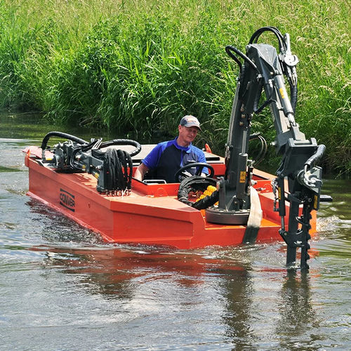 Barco profissional barco cortador de erva - C485-F - Conver - a diesel