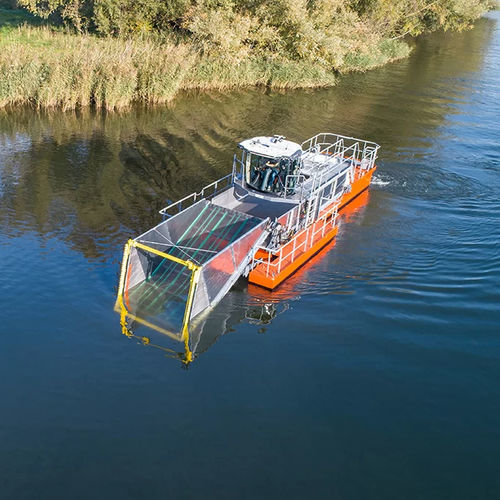 Barco profissional barco removedor de plantas aquáticas - MC106 - Conver - a diesel