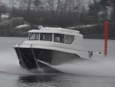 Barco profissional barco de trabalho - ST-6800 - Uniworkboats SIA - barco para transporte de pilotos / catamarã / com motor de popa