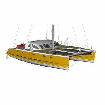 Catamarã - ST-15000 Sun Dream - Uniworkboats SIA - de cruzeiro rápido / 4 cabines / com cockpit fechado