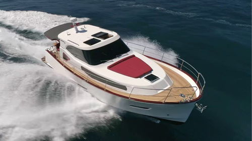 Lancha Express Cruiser com motor de centro - Issa 45 - Monachus Yachts - bimotor / com hard-top / rápida