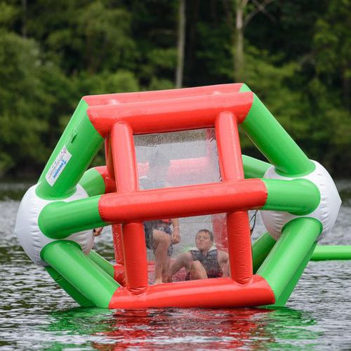 Equipamento de diversão aquática roda - AQUAZONE parc aquatique - torniquete / para centro náutico de lazer / inflável
