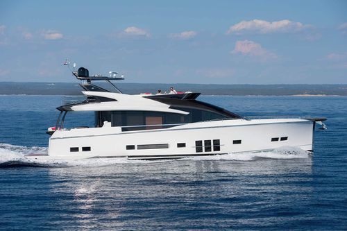 Iate a motor de cruzeiro - 76 - ADLER YACHTS - com flybridge / híbrido / 4 cabines