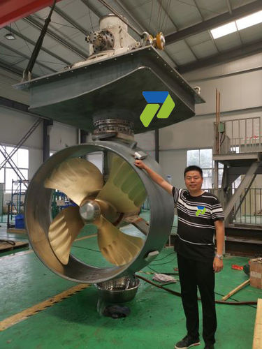 Propulsor azimutal - TLAT600WM - Thrustleader Marine Power System - leme / fixo / Voith