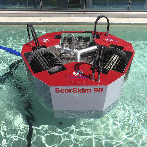 Skimmer de hidrocarbonetos de tambor rotativo - ScorSkim 90  - New Naval Ltd. - com escova / de disco / para águas calmas