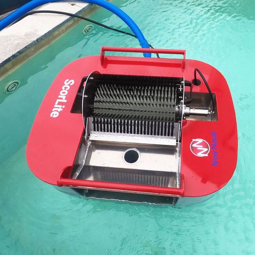 Skimmer de hidrocarbonetos de tambor rotativo - Scorlite  - New Naval Ltd. - com escova / de disco / para águas calmas