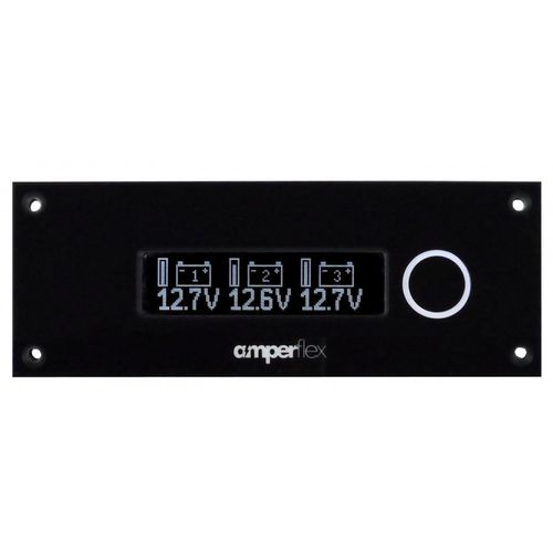Painel de comando para barco - uMonitor - amperflex - para iate / para bateria / para tanque