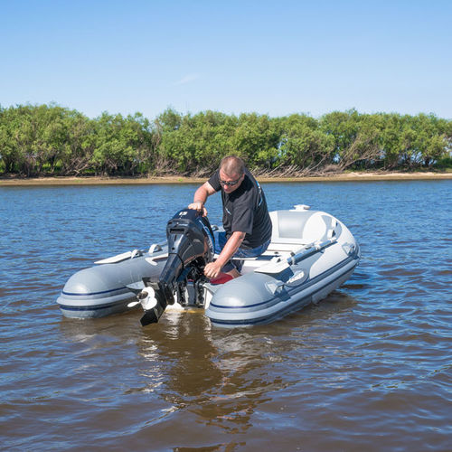 Barco inflável com motor de popa - 270 AL - BS Marine - semirrígido / open / em alumínio