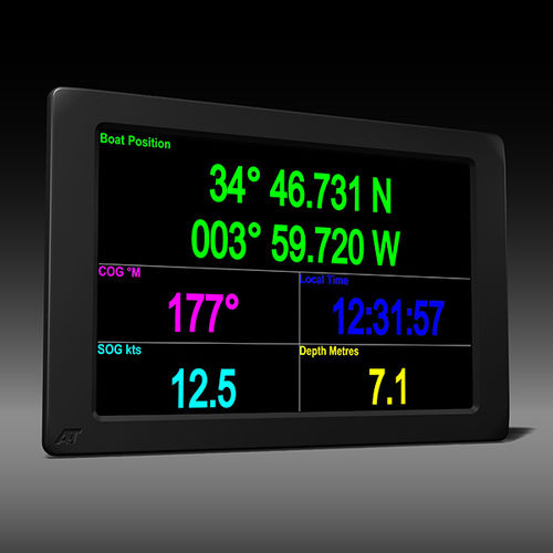 Display para veleiro de corrida - ATBFD series - A T Instruments Ltd - para iate / multifuncional / digital