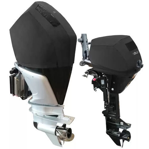 Capa de proteção para barco - M00-VP - OCEANSOUTH - para motor de popa / preta