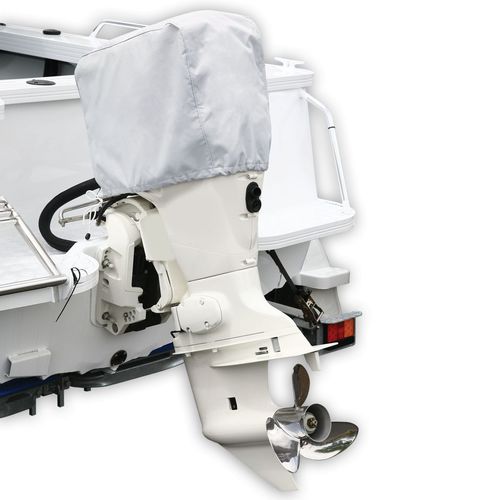 Capa de proteção para barco - MA 074P - OCEANSOUTH - para motor de popa / branca / à prova de água