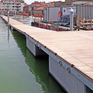 Píer flutuante - SYSTEM GROUP MARINE - de atracação / para marina / para porto