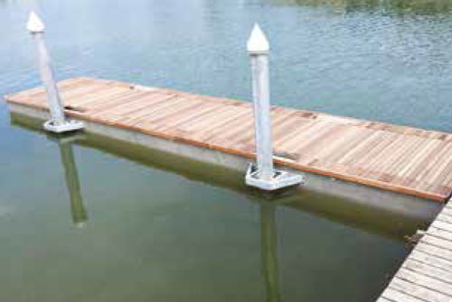 Píer flutuante - SYSTEM GROUP MARINE - de atracação / para marina / em concreto