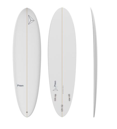 Prancha de surf Shortboard (pranchinha) - Mid Length 6'8 ESSENTIAL SERIES FCS 2 - Prism Surfboards - Egg / para nível intermediário / para nível avançado