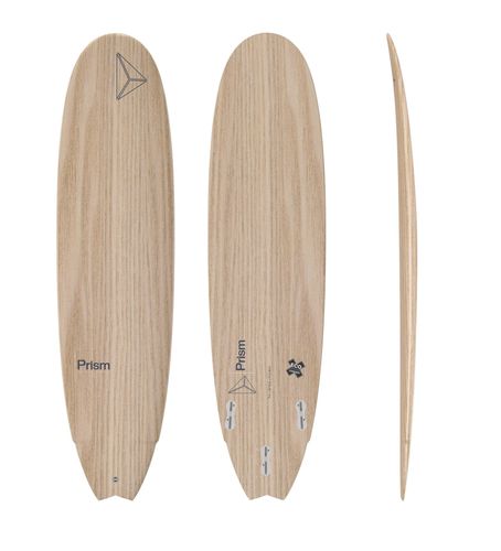 Prancha de surf Fish - Fish 7’4 ORIGINAL SERIES FCS 2 - Prism Surfboards - para iniciante / para nível intermediário / de fibra de vidro